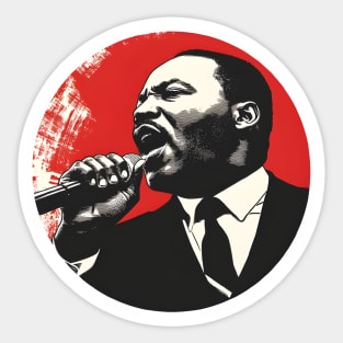 Inspire Unity: Festive Martin Luther King Day Art, Equality Designs, and Freedom Tributes! Sticker